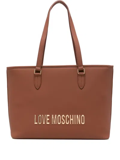 Love Moschino Love Tote Bag In Brown