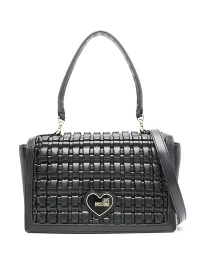 Love Moschino Lovely Love Shoulder Bag In Black