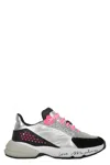 Love Moschino Colour-block Sneakers In Silver