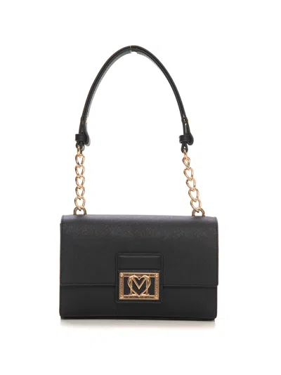 Love Moschino Medium Size Bag In Black