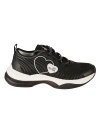 Love Moschino Black Polyester Sneakers In Black