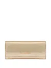 Love Moschino Metallic Chain Bag In Yellow
