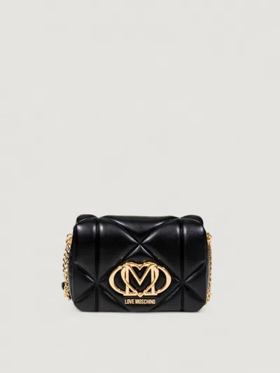 LOVE MOSCHINO MINI BAG LOVE MOSCHINO WOMAN COLOR BLACK,H23801002