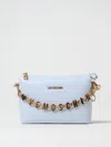 Love Moschino Calfskin Crossbody Bag Dangling In Sky