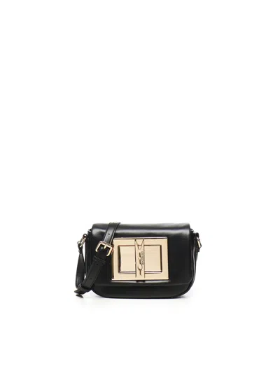 Love Moschino Mini Clothespin Black Shoulder Bag