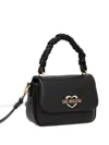 Love Moschino Mini Top-handle Logo Cross-body Bag In Black