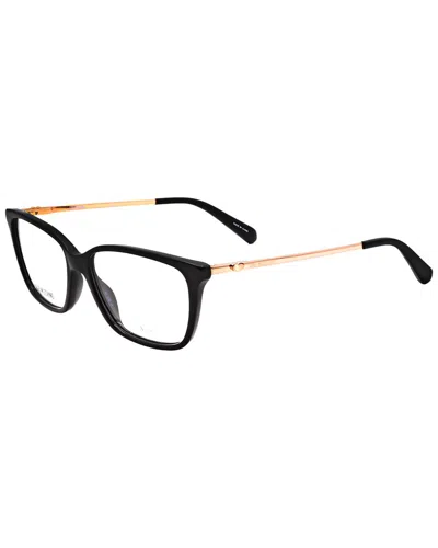 Love Moschino Moschino Women's Mol550 52mm Optical Frames In Black