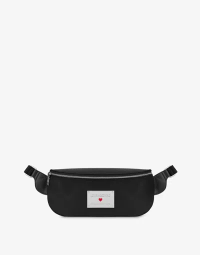 Love Moschino Nylon Belt Bag In Black