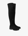 Love Moschino Knee-high Stretch Boots In Black