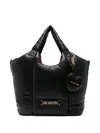 Love Moschino Padded Tote Bag In Black