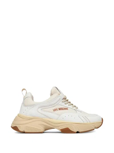 Love Moschino Panelled Sneakers In Multi