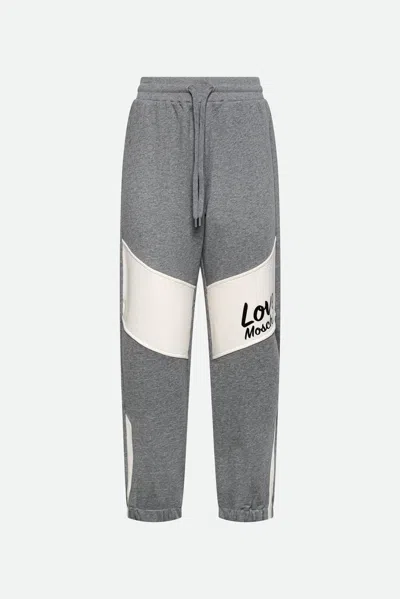 Love Moschino Pantalone Tuta Grigio