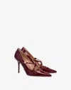Love Moschino Patent Leather Pumps In Red