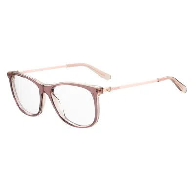 Love Moschino Pink Acetate Frames