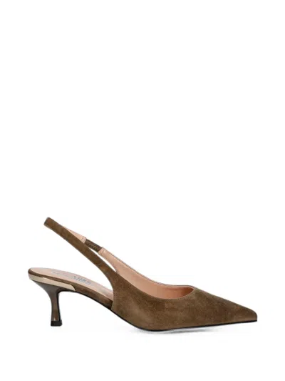Love Moschino Pointed-toe Slingback Pumps In Animal Print