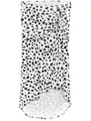 Love Moschino Polka Dot-print Midi Skirt In White