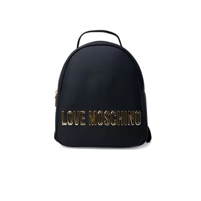 Love Moschino Logo-lettering Backpack In Black