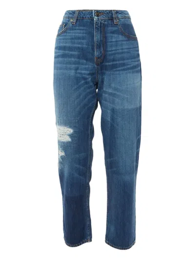 Pre-owned Love Moschino  Distressed Jeans
