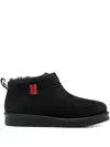 Love Moschino Pull Tab Boots In Black