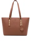 Love Moschino Pure Essential Tote Bag In Brown
