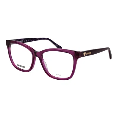 Love Moschino Purple Acetate Glasses (frames)