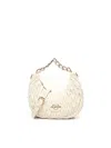 Love Moschino Quilted Bag With Logo In White