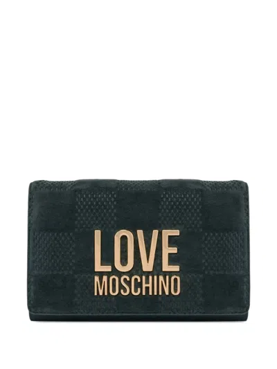 Love Moschino Quilted Chain Bag In Green
