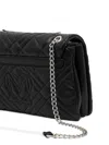 Love Moschino Quilted Chain Shoulder Bag In Black