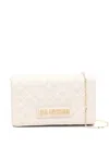 Love Moschino Quilted Chain-strap Shoulder Bag In Neutral
