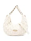 Love Moschino Quilted Chain-strap Tote Bag In Neutral