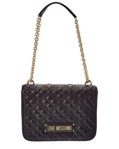 Love Moschino Quilted Crossbody In Black