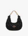 Love Moschino Quilted Shoulder Bag With Gold-tone Chain Handle In Black
