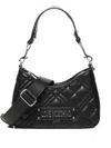 Love Moschino Quilted Shoulder Bag With Gold-tone Accents In Black