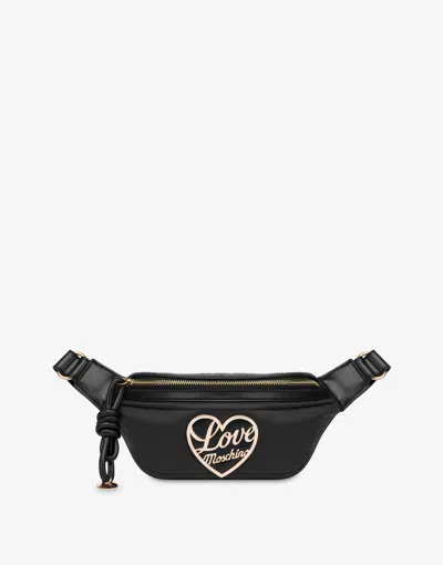 Love Moschino Quilted Nylon Fanny Pack In Black