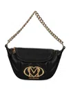 Love Moschino Quilted Shoulder Bag In Black