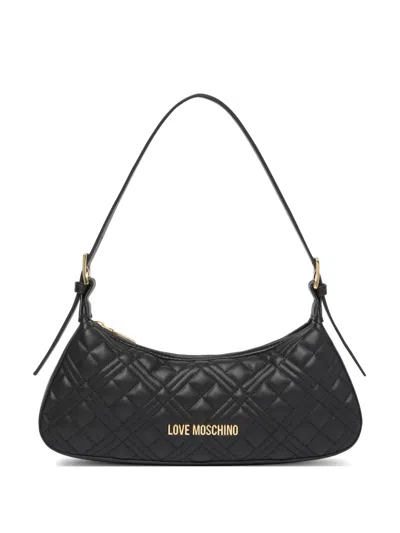 Love Moschino Quilted Shoulder Bag In Black