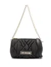 Love Moschino Quilted Tote Bag In Black