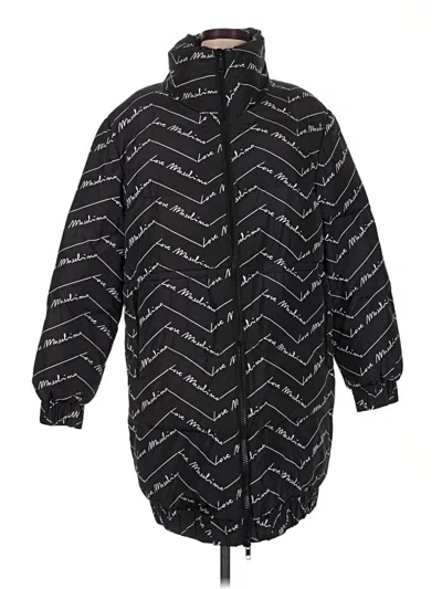 Pre-owned Love Moschino Raincoat In Black