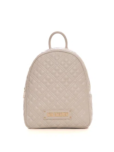 Love Moschino Rucksack In Ivory