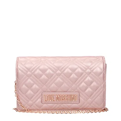 Love Moschino Women's Polyurethane Bag Pink/dusty Pink