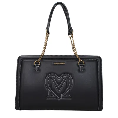 Love Moschino Women's Shoulder Bags Polyurethane Black