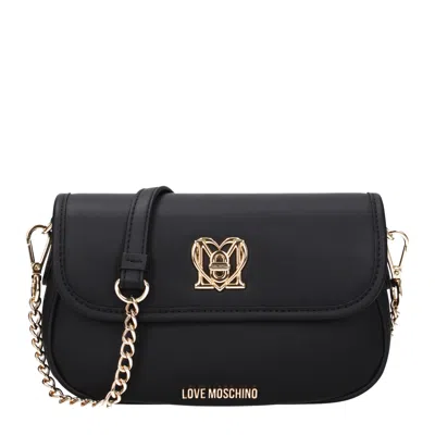 Love Moschino Women's Shoulder Bags Polyurethane Black