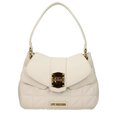 Love Moschino Women's Handbags Polyurethane Beige/butter In Neutral