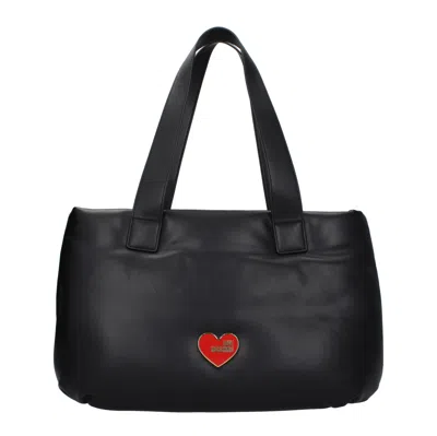 Love Moschino Women's Shoulder Bags Polyurethane Black