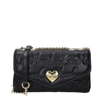 Love Moschino Women's Shoulder Bags Polyurethane Black