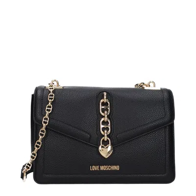 Love Moschino Women's Shoulder Bags Polyurethane Black