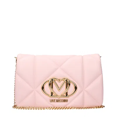 Love Moschino Pochette Women's Polyurethane Pink/powder Pink