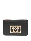Love Moschino Schwarze Geldbörse Mit Logo  In Black