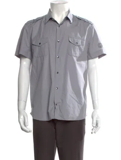 Pre-owned Love Moschino Short Sleeve Shirt In White