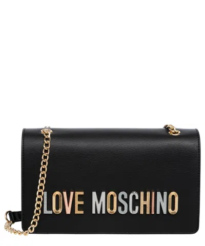 Love Moschino Shoulder Bag In Black